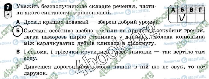 ГДЗ Укр мова 9 класс страница В2 (2)